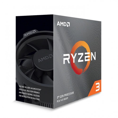 AMD Ryzen 3 3100 Desktop Processor With Wraith Stealth Cooling Solution